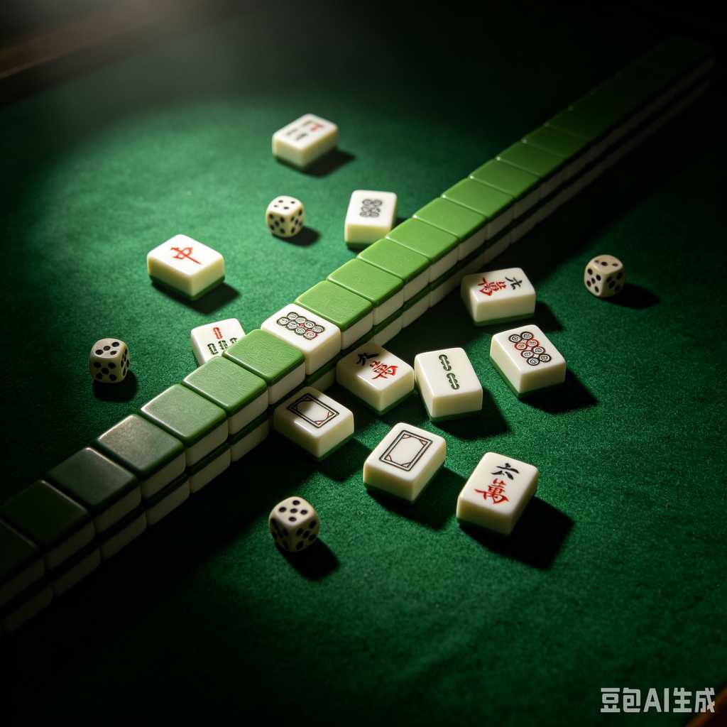 decorative text mahjong set