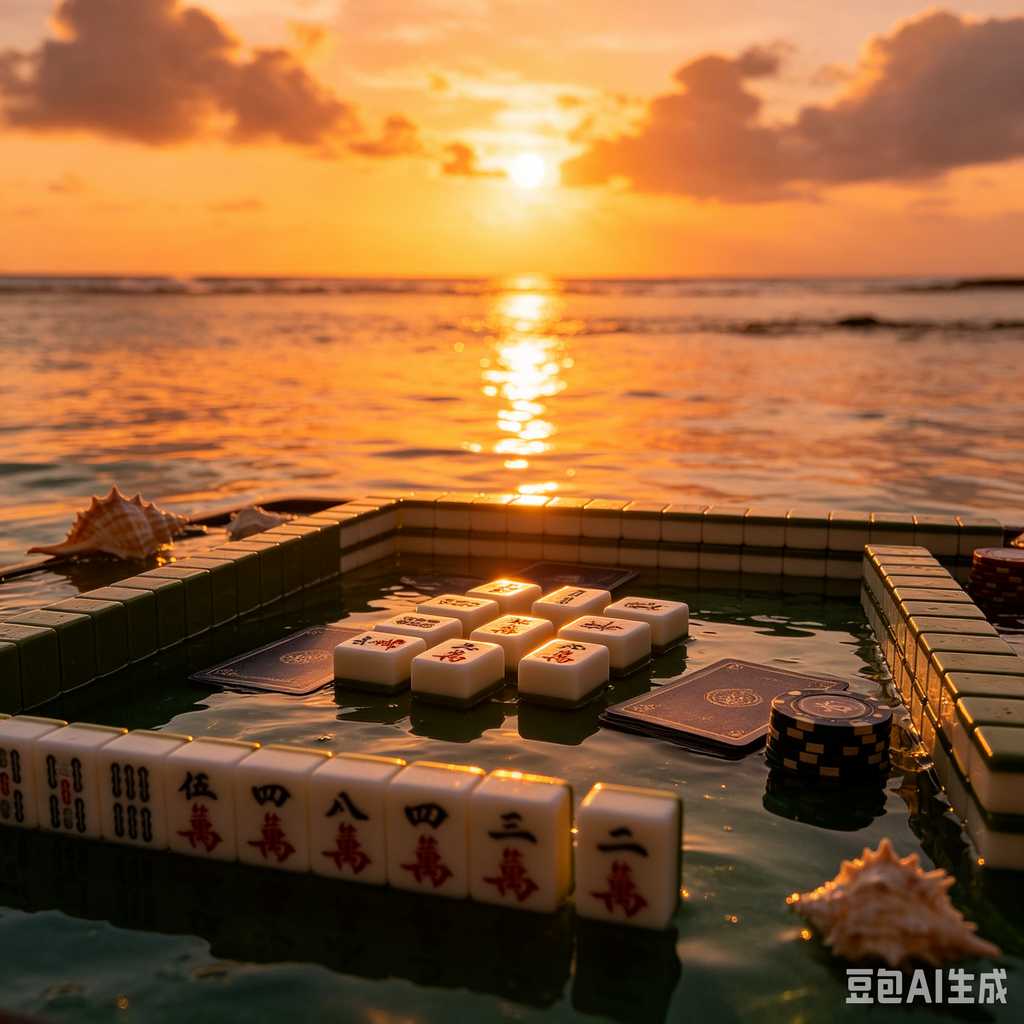 deep print mahjong set